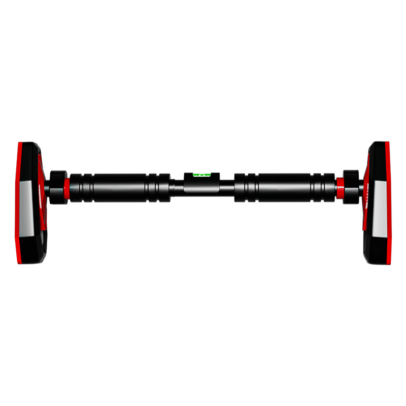 Pull Up Bar - Black and Red Home-Use No-Drilling Door