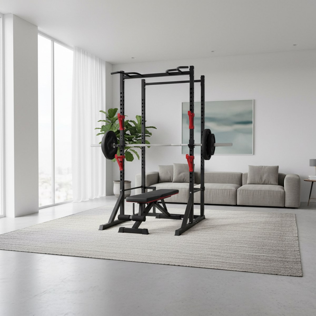 Adjustable Power Rack with Pul - огляд і ціна Pull Up Bar