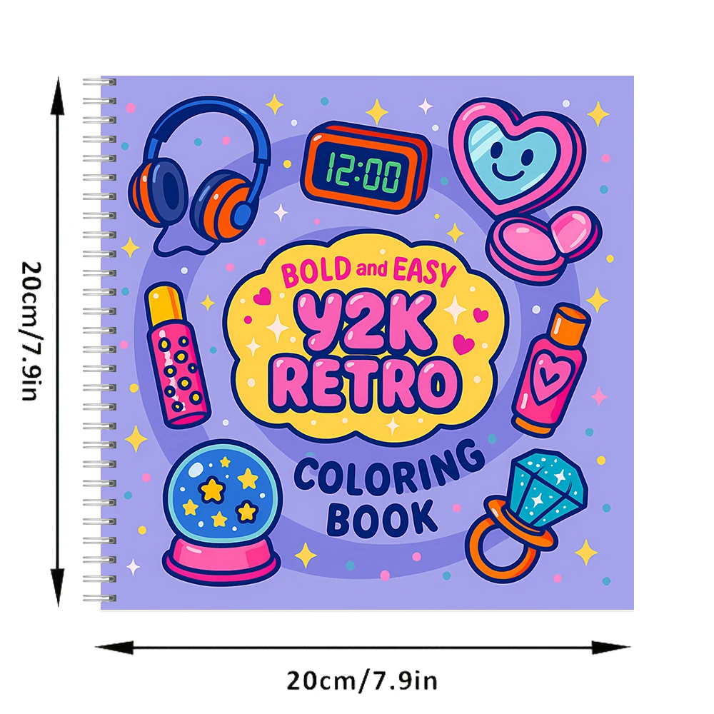 Easy Retro Coloring Book for A - огляд і ціна Chalk Bag