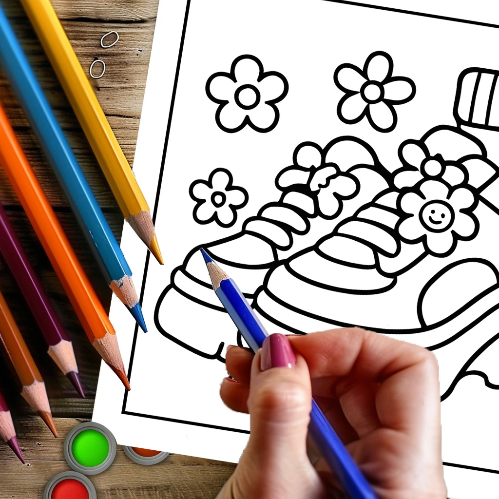 Easy Retro Coloring Book for A - огляд і ціна Chalk Bag
