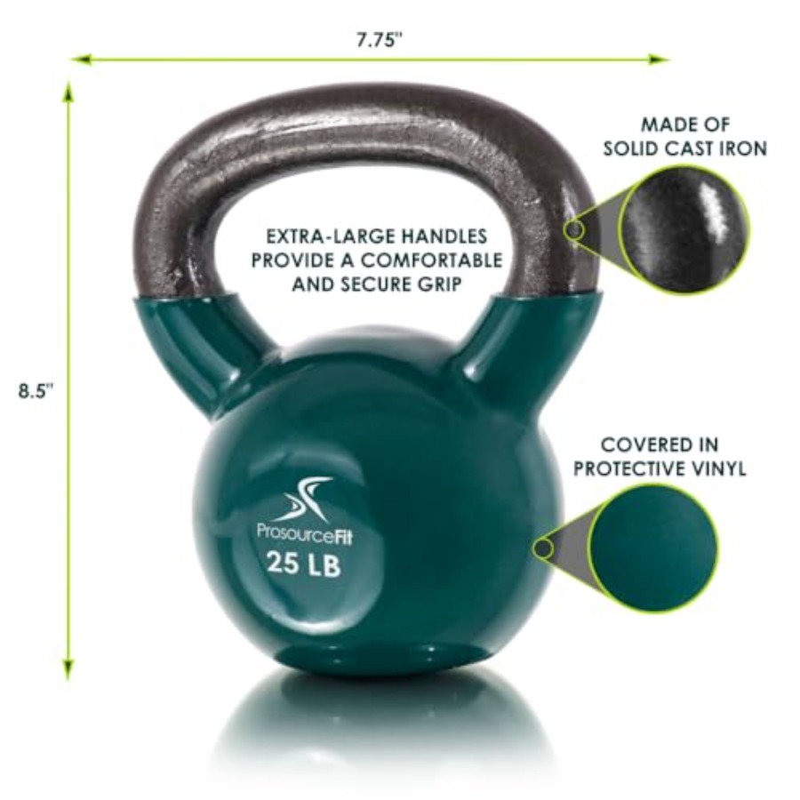Vinyl Coated Cast Iron Kettleb - огляд і ціна Kettlebell