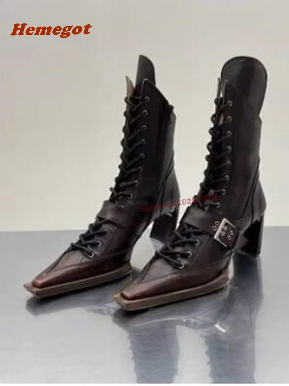 Belt Buckle Black Ankle Boots  - огляд і ціна Crossfit Belt