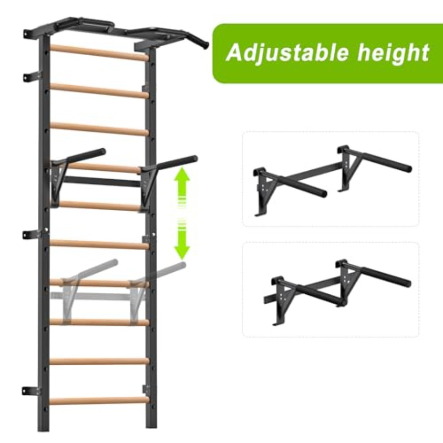 Wall Mounted Gymnastic Stall B - огляд і ціна Pull Up Bar