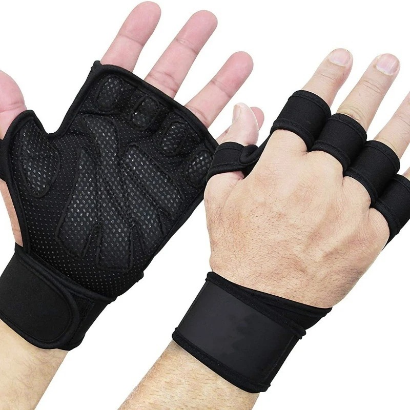 Men Women Half Finger Fitness  - огляд і ціна Weightlifting Gloves