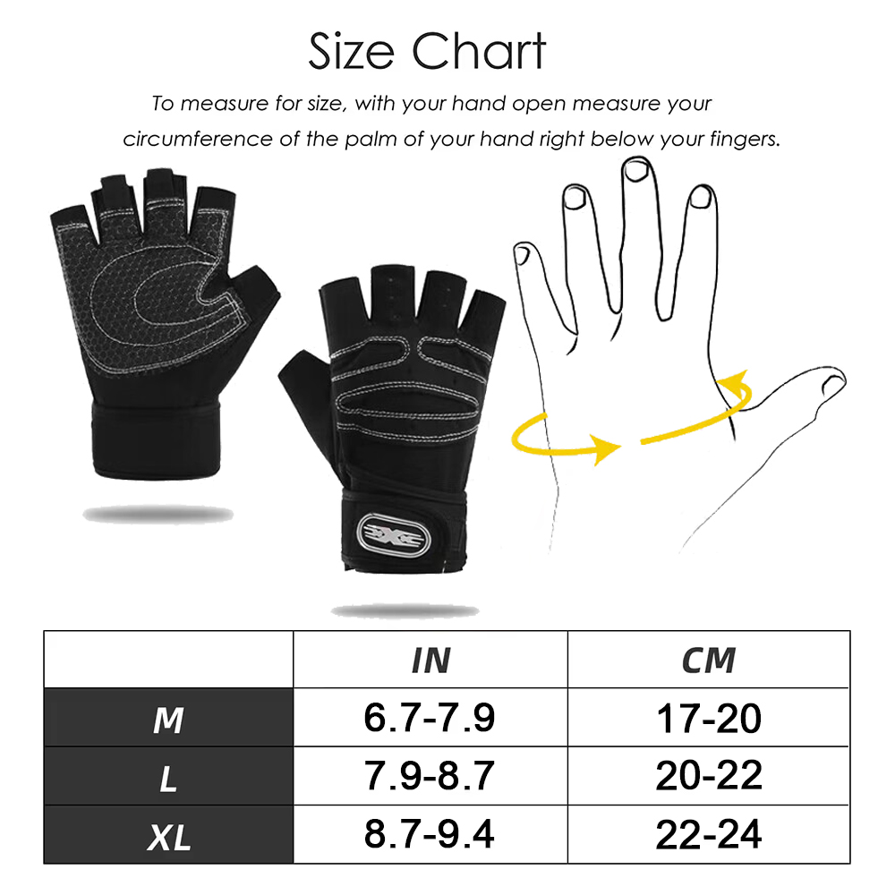 Gym Gloves Fitness Weight Lift - огляд і ціна Weightlifting Gloves