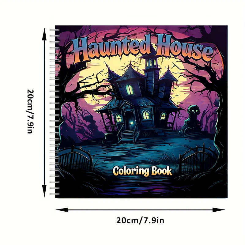 Haunted House Coloring Book fo - огляд і ціна Chalk Bag