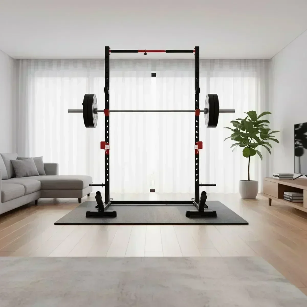 Adjustable Home Gym Squat Rack - огляд і ціна Pull Up Bar