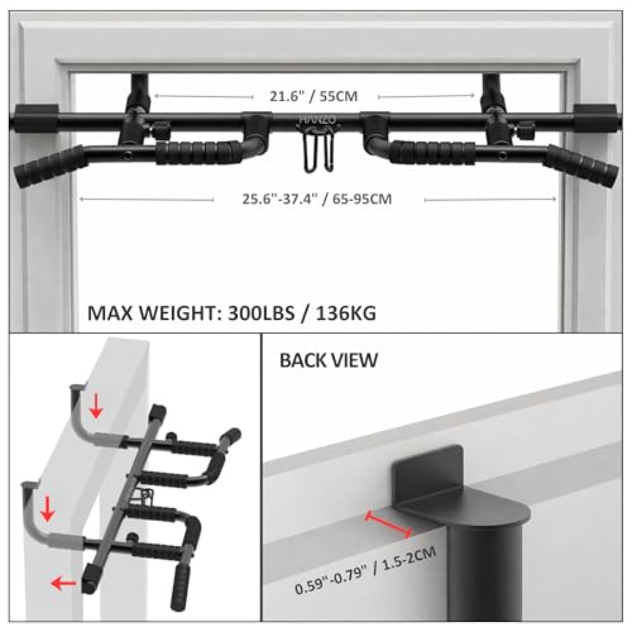 Doorway Pull Up Bar Set with S - огляд і ціна Pull Up Bar